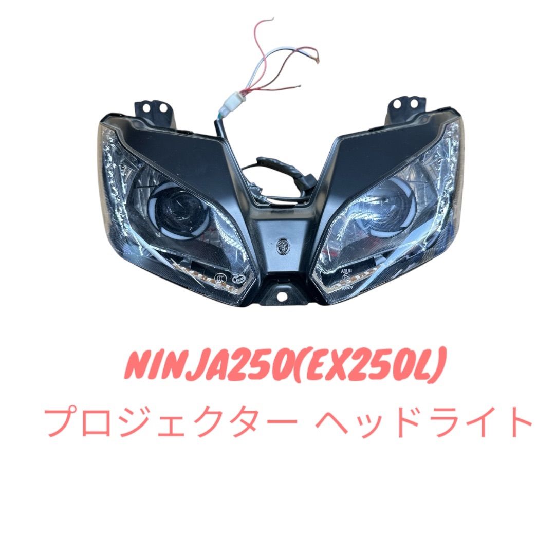 NINJA250 EX250L プロジェクター ヘッドライト