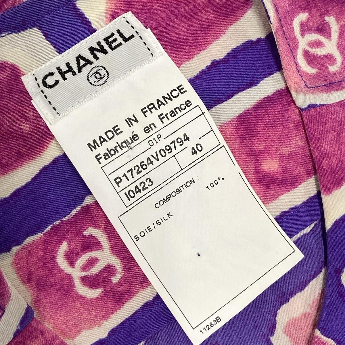 【開店記念セール！】 CHANEL(シャネル) 長袖シャツブラウス サイズ40 M レディース美 シャツ+ブラウス(長袖+七分)