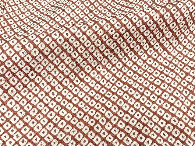 平和屋着物○大変加工の良い総絞り小紋 黒地 正絹 逸品 CAAX4430ut