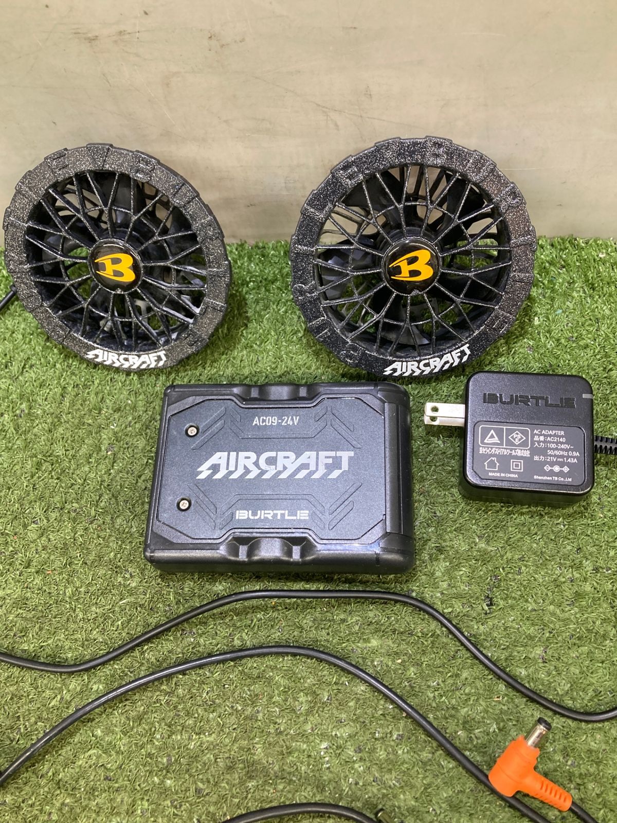トレンド品から定番まで。 品 0921 BURTLE 空調服バッテリーファンセット AC09-24V AC09-1 09-2 IT3ZLNMAA00X 100％本物保証。