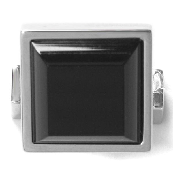 オメガ OMEGA カフス ステンレススチール レジン シルバー金具 【箱