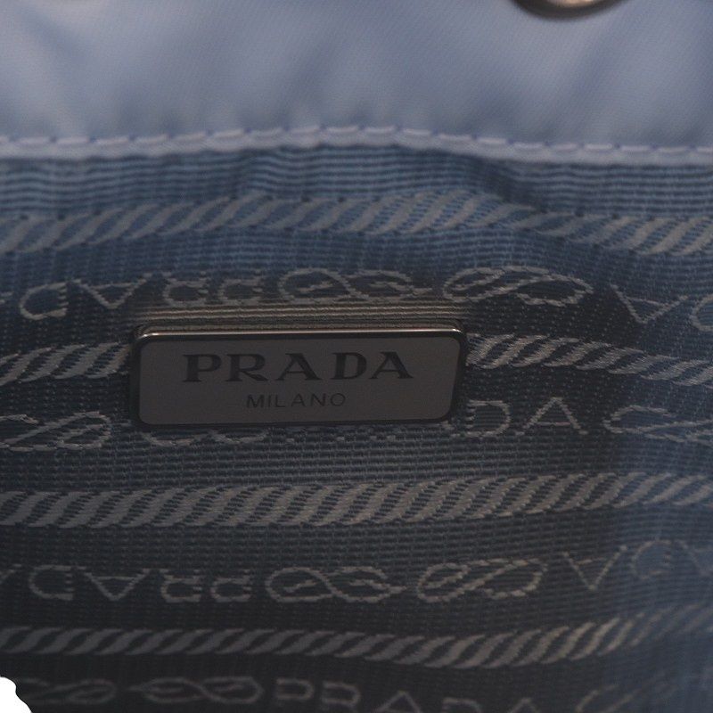 プラダ PRADA Re-Nylon ポーチ 巾着 三角トライアングルロゴ
