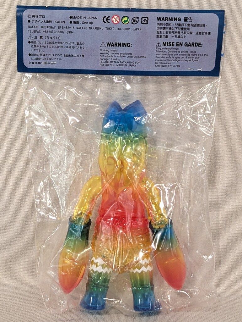 One up KAIJIN バルタン星人 クリアレインボー