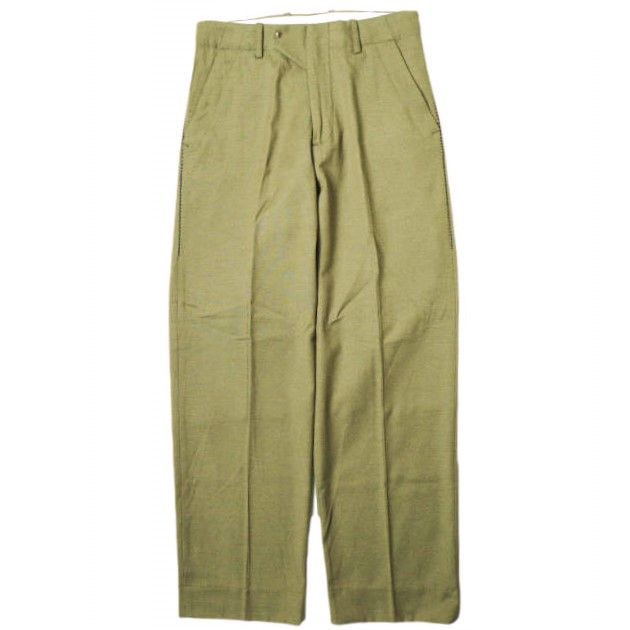 新品 SASQUATCHfabrix. サスクワァッチファブリックス 21AW 日本製 50-21 WESTERN PIPED STEM SLACKS サイド刺繍スラックス 21AW-PA9-001 S OLIVE パンツ トラウザーズ ボトムス g18191