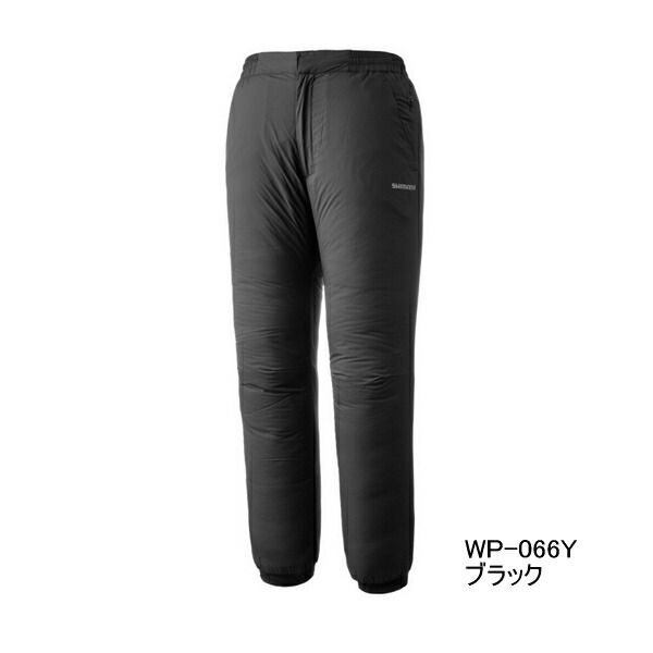 ≪ 25年9月新商品 ≫ シマノ アクティブインサレーション パンツ WP-066Y ブラック Mサイズ
