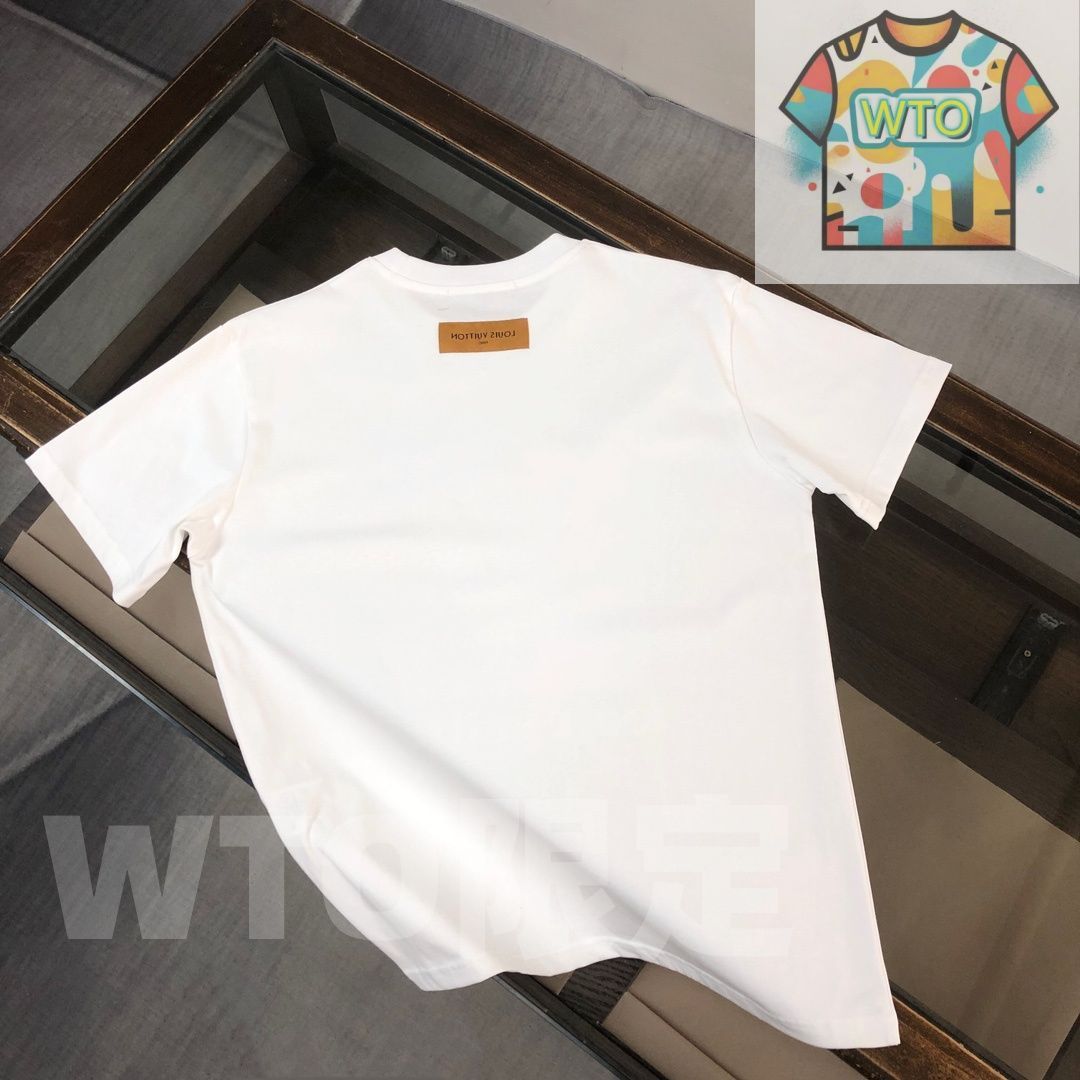 Louis Vuitton ホワイト クルーネック Tシャツ XL Louis Vuitton ホワイト クルーネック Tシャツ XL