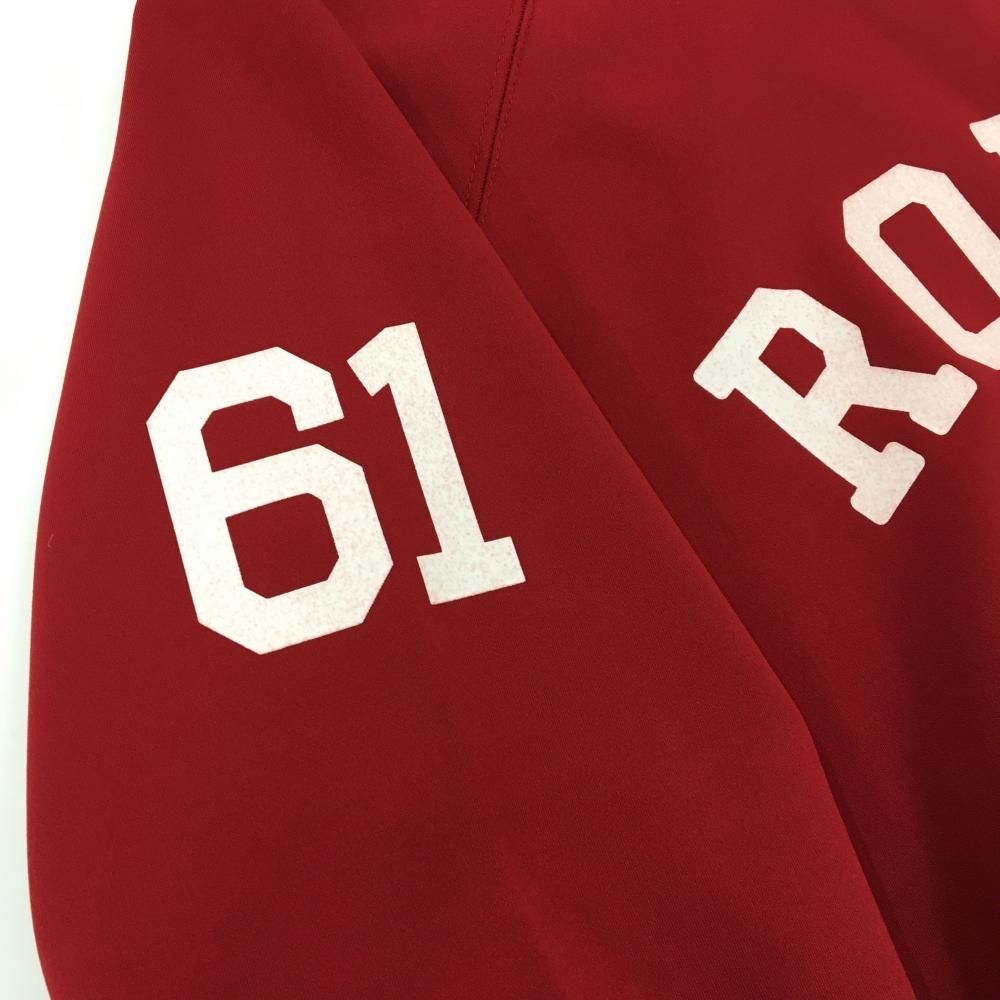 美品】ラフアンドスウェル トレーナー レッド系 ダンボールニット 薄手