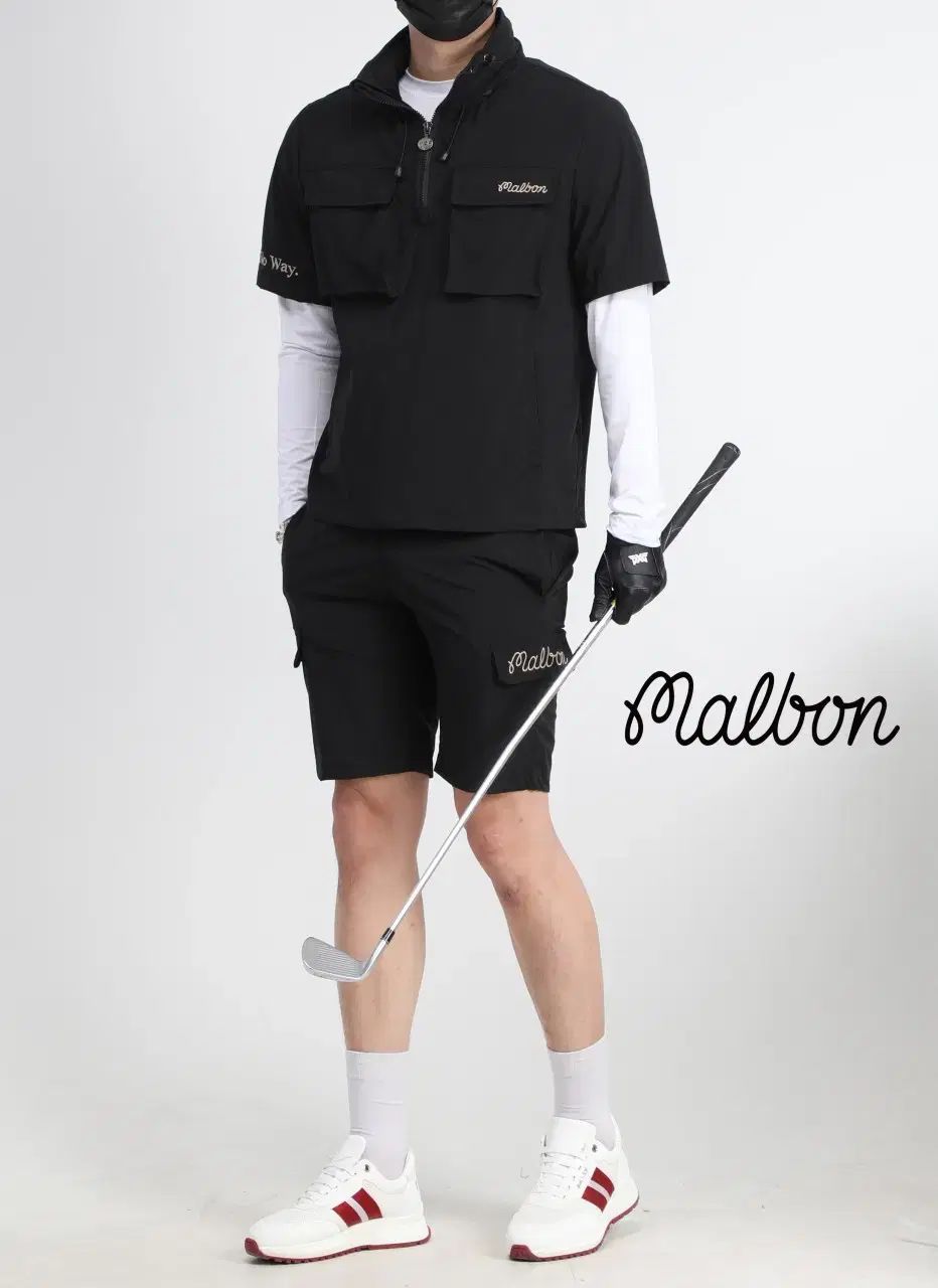 ユニセックスゴルフウェア ショート スリーブ Anorak アノラック 3ps セット