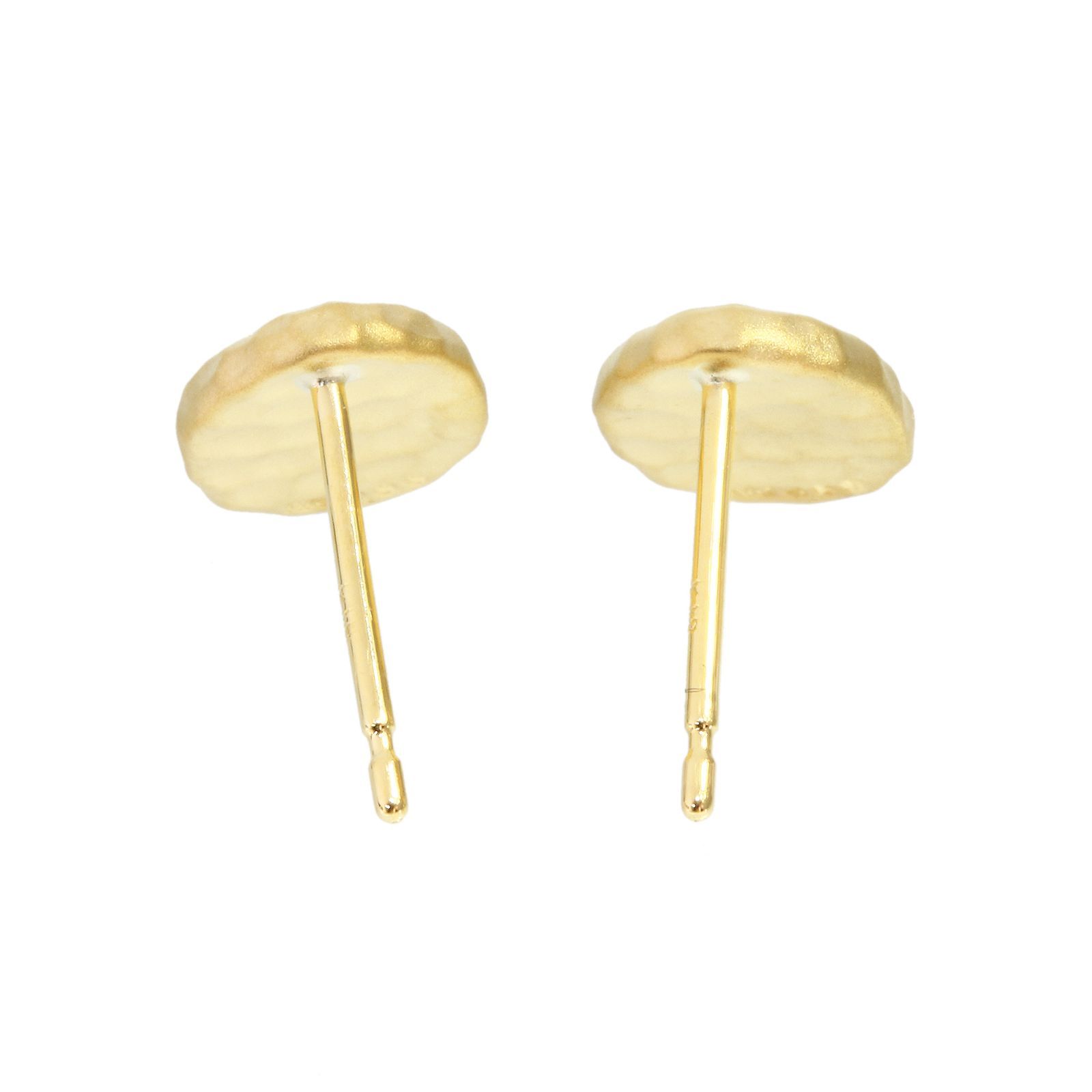 Tiam K18ゴールド×ダイヤ ピアス「Liko」 0.12ct 18金 デザイン 
