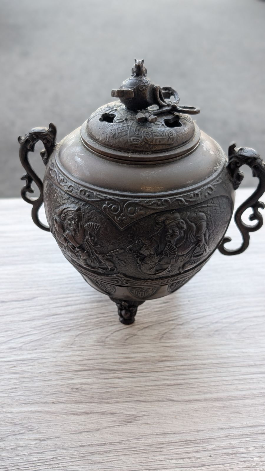 銅製 香炉 牛型 24や407 高岡銅器 大和型獅子蓋 大 | 香炉 | 伝統工芸