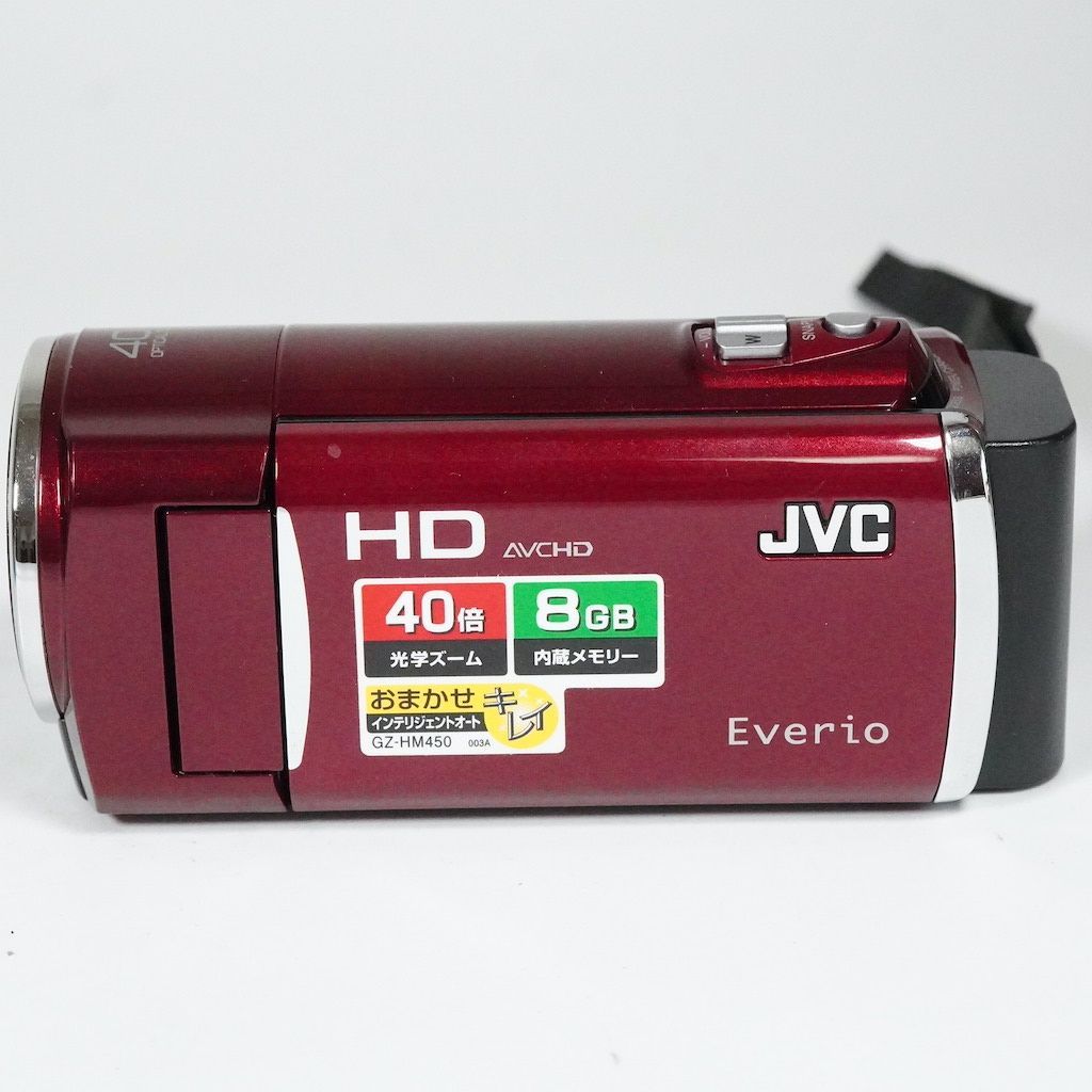 JVC Victor Everio GZ-HM450-R レッド 動作OK 返金保証 /2068
