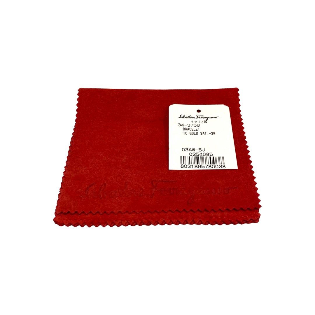 フェラガモ ガンチーニ ブレスレット バングル 箱 保存袋 ほぼ未使用 保存袋付 Salvatore Ferragamo フェラガモ