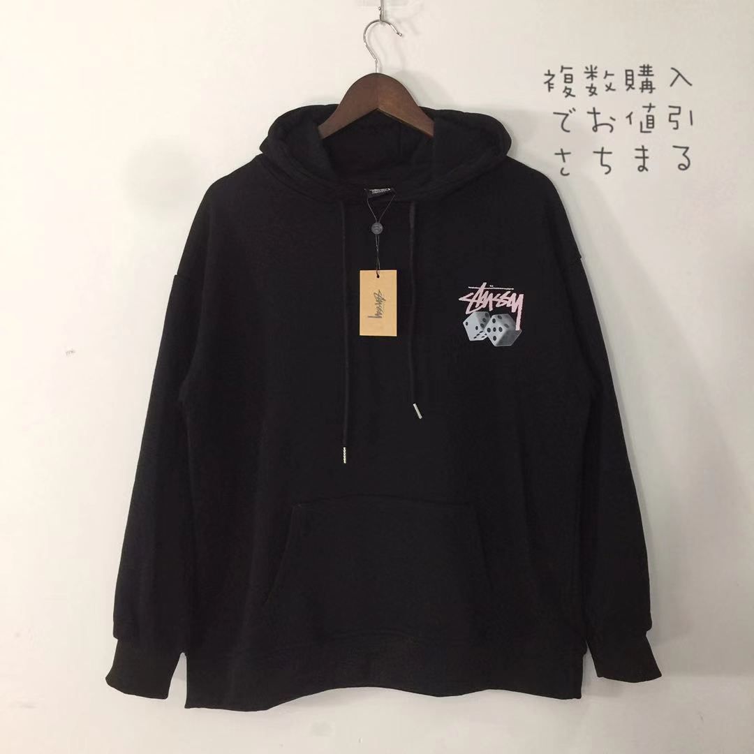 新品 Stussy ステューシー サイコロ フルジップパーカー ブラック L - メルカリ