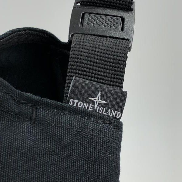  STONE ISLAND ロゴ刺繍 キャップ ブラック サイズ ストーンアイランド 24 その他 キャップ