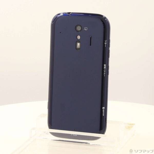 docomoらくらくスマートフォン F-42A ネイビー(NA) らくらくスマートフォン F-42A ドコモ ネイビー 送料無料 即決