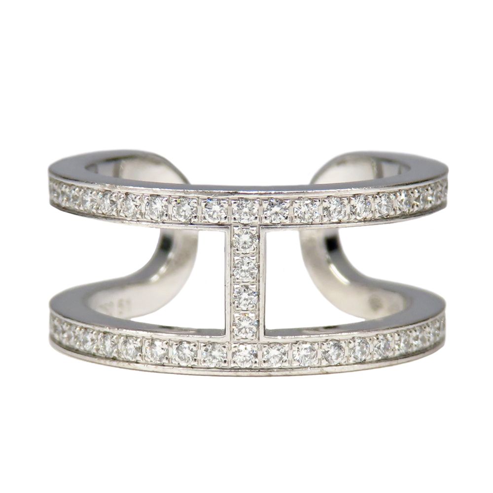 名古屋】エルメス リング 指輪 エヴァーシェーヌダンクル MM 51 約11号