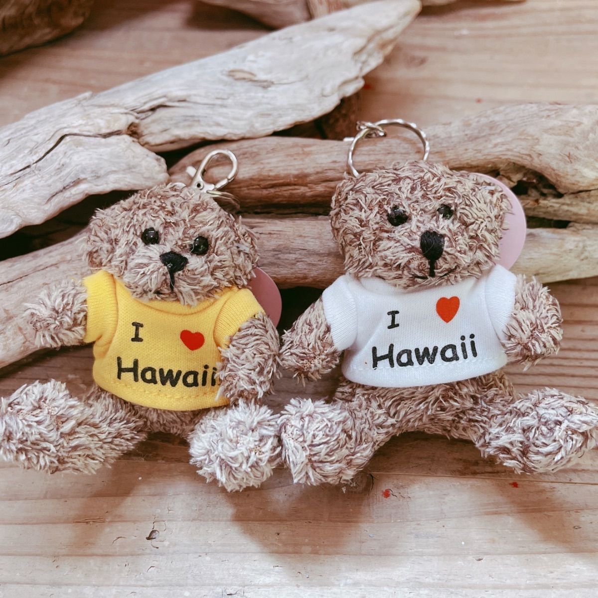 新品:未使用 I♡HAWAII ベアキーホルダー - キーホルダー