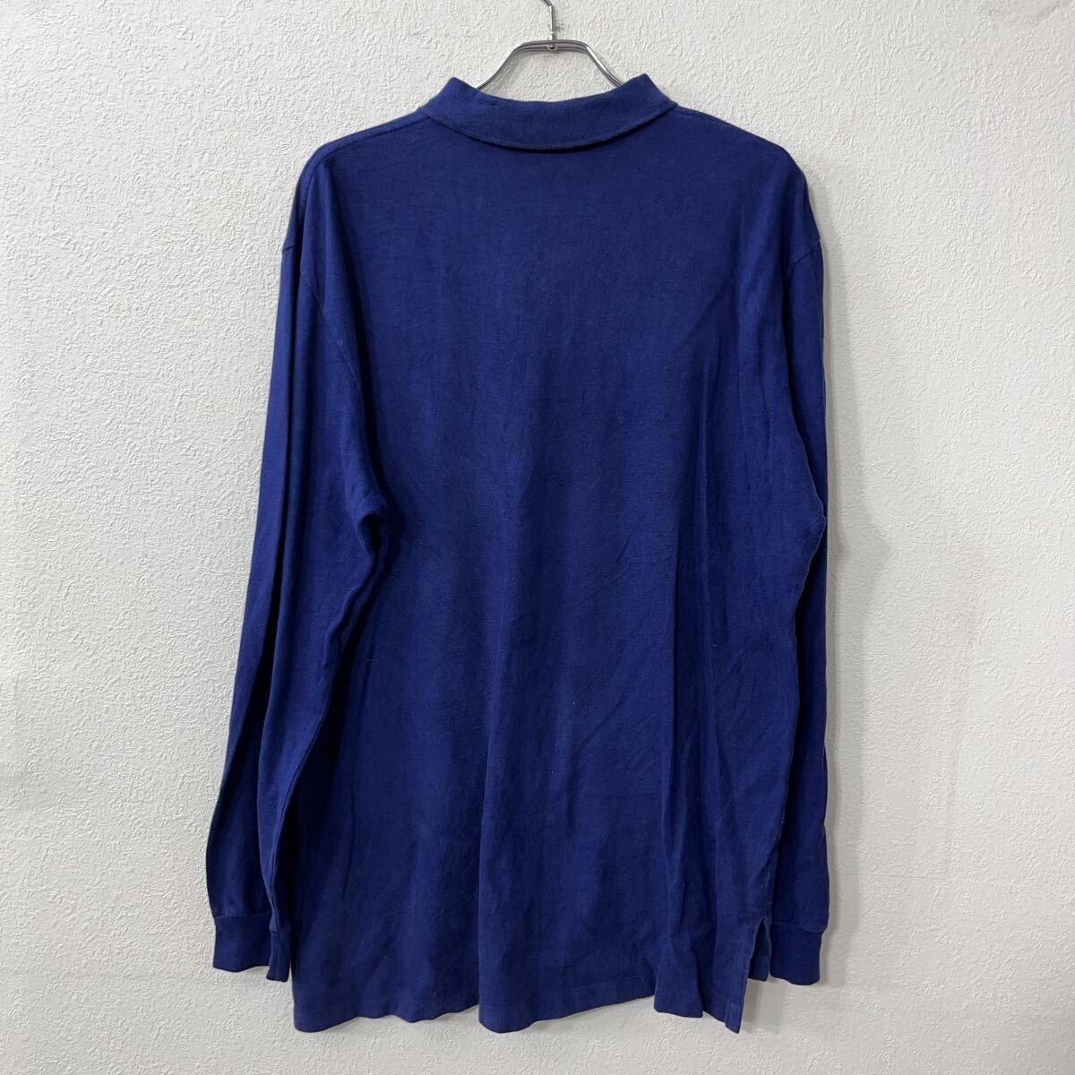 POLO RALPH LAUREN 長袖 ポロシャツ XL ブルー ポロ ラルフ