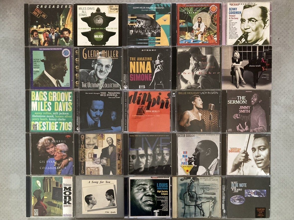 ジャズ フュージョン CD まとめて約 セット PM 958 マイルス デイヴィス セロニアス モンク クルセイダース チェット ベイカー ノラ ジョーンズ シャカタク ヘレン メリル ビリー ホリデイ グレン ミラー