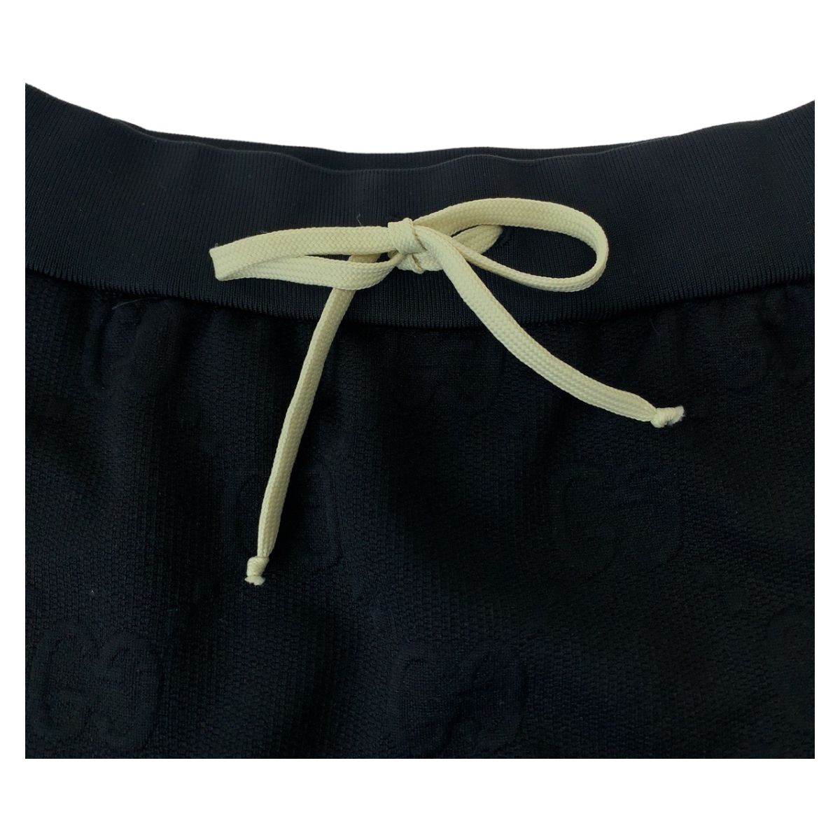 箱&タグ付き❗️新品未使用✨現行グッチ　GG総柄×ホースビット　黒ジャガード　7㎝ 美品 GUCCI グッチ エンボス GG柄 ジャージージャガード サイズ