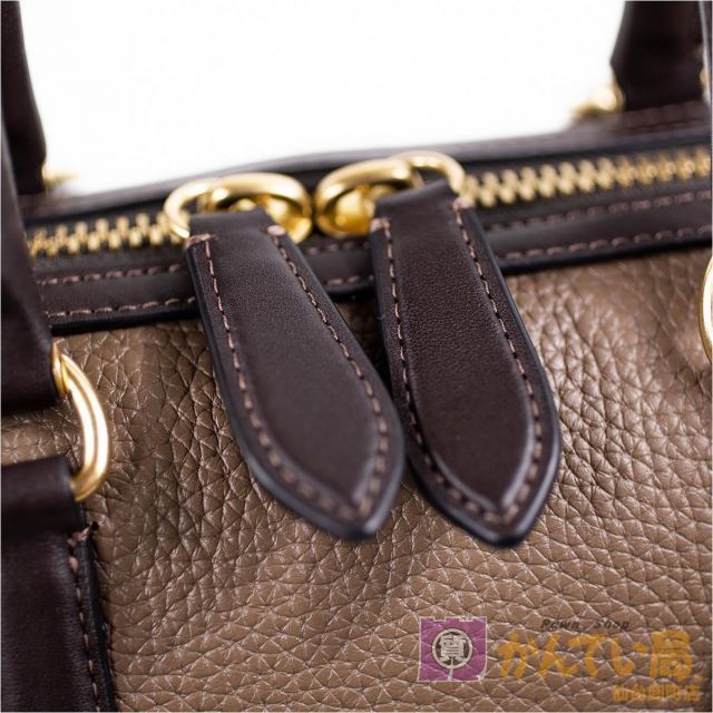 COACH】 コーチ ルビー サッチェル 25 カラーブロック ブラス ダーク 