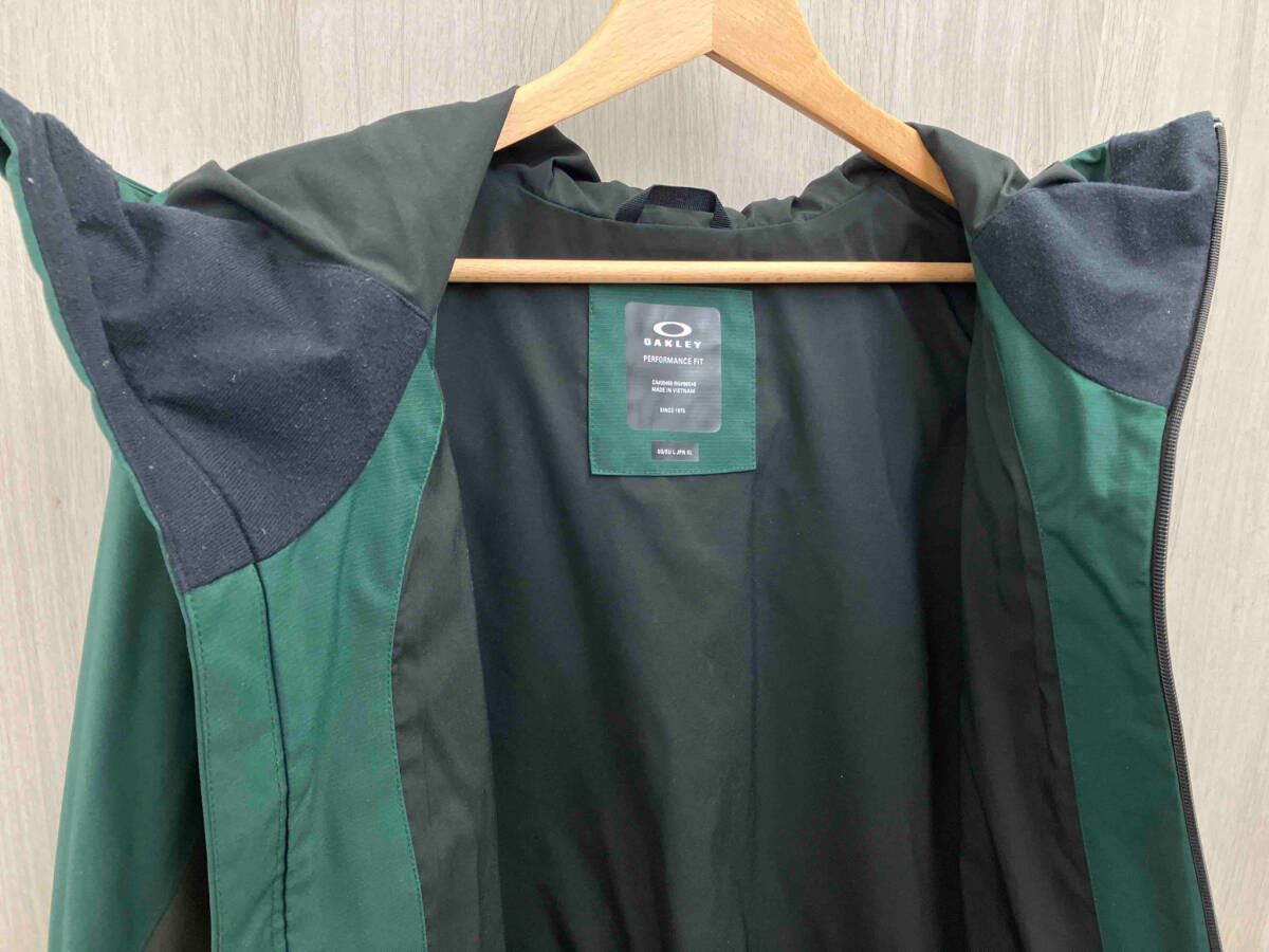 小売業者 OAKLEY スノーボードジャケット XLサイズ グリーン系 オークリー