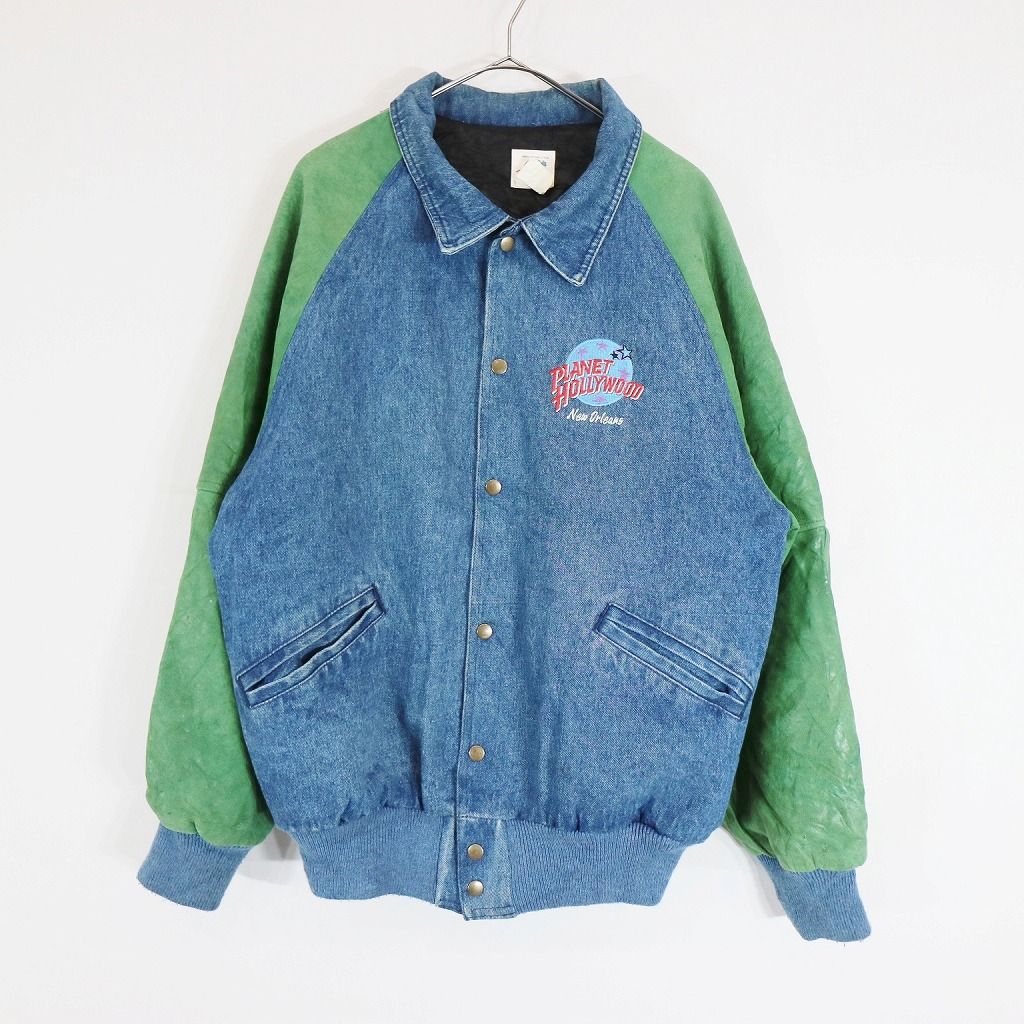 SALE/ 90年代 USA製 PLANET HOLLYWOOD プラネットハリウッド デニム