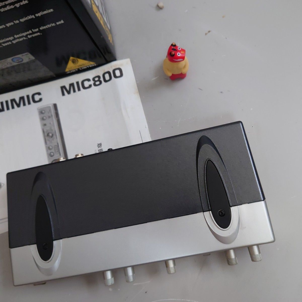 動作品 BEHRINGER MIC800 箱 アダプター 説明書付き 送料無料 | 真空管モデリング マイクプリアンプ ベリンガー z-1933