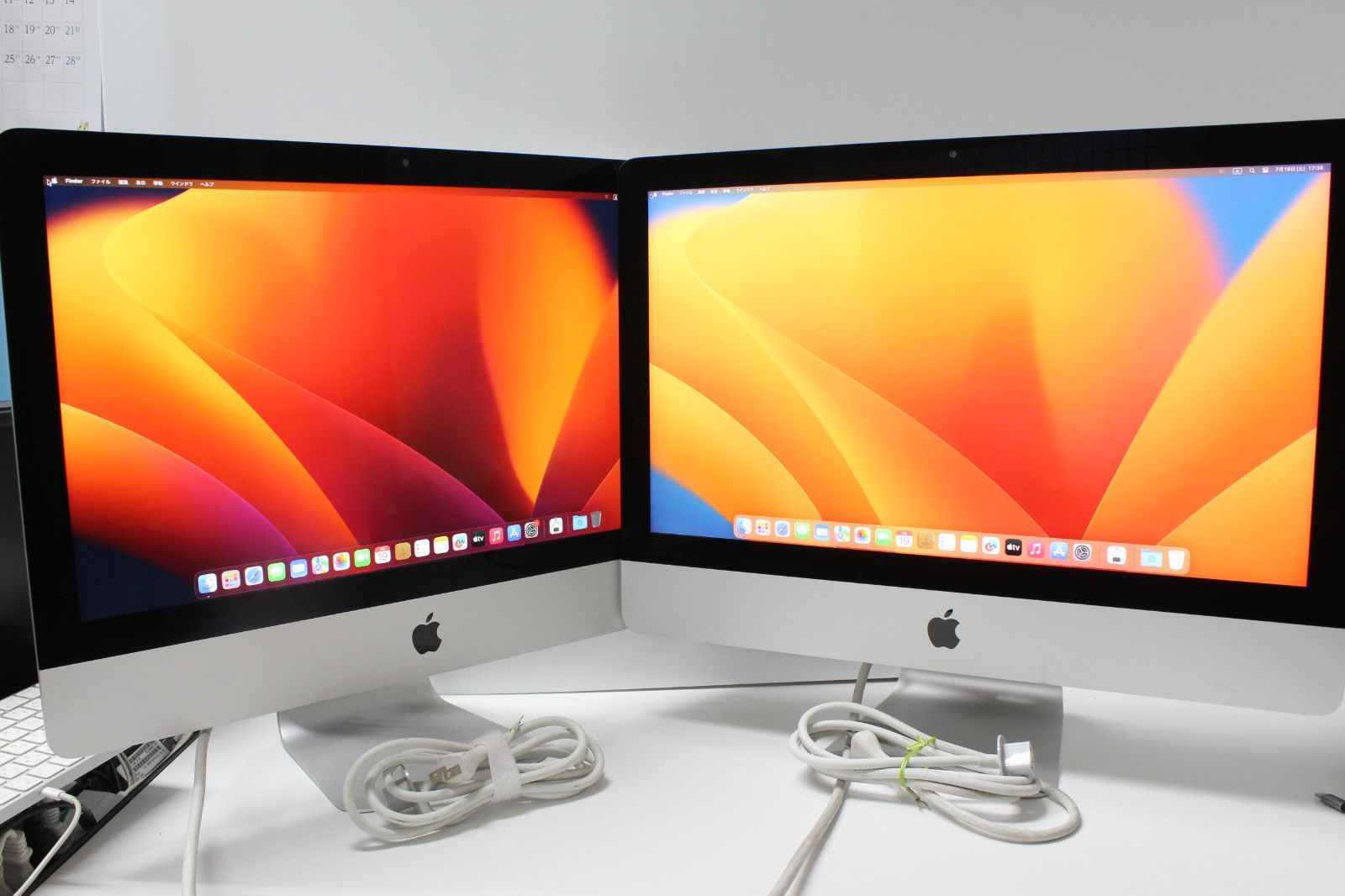 2台セット】iMac（Retina 4K， 21.5インチ，2017）HDD1TB/8GB