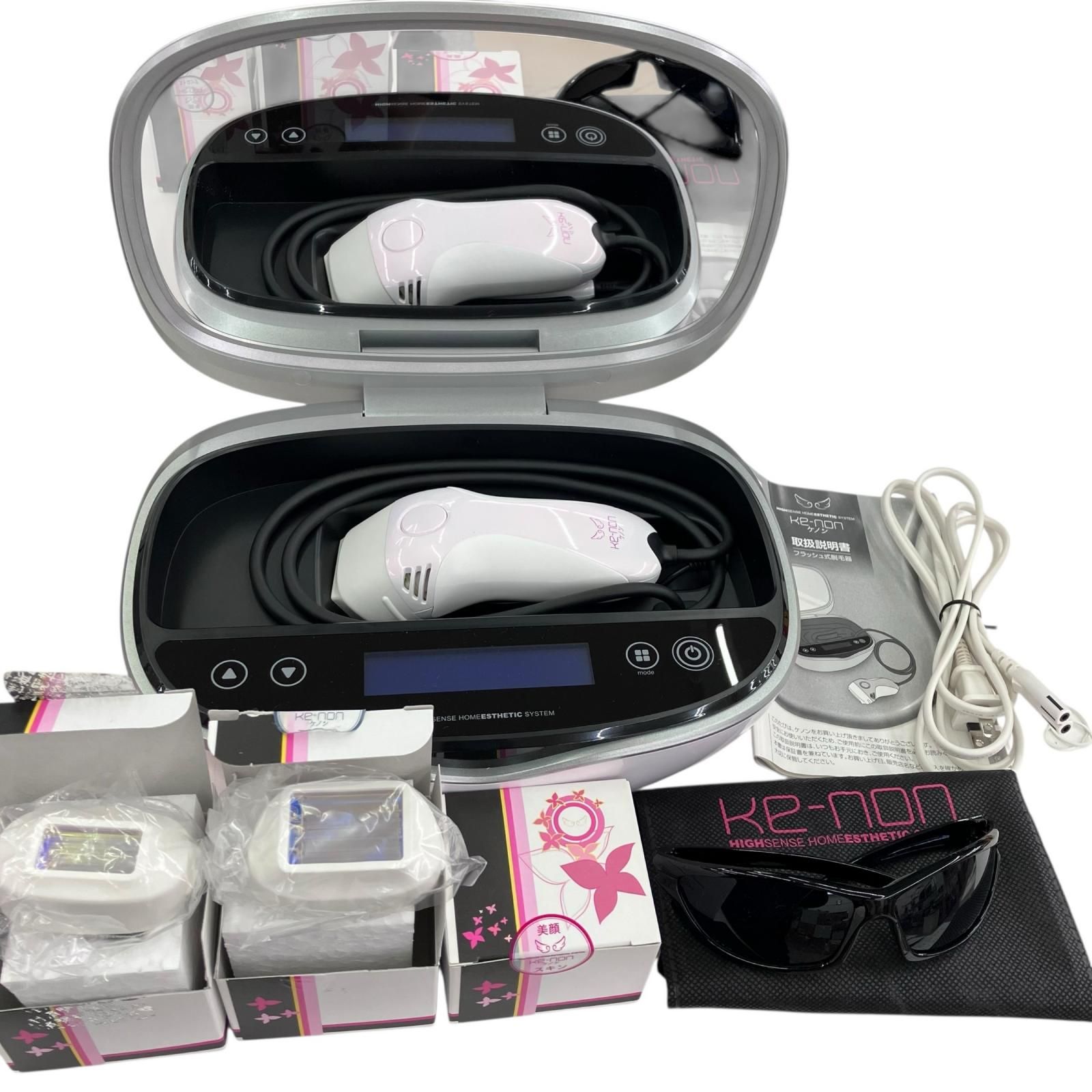 186000 KE-NON ケノン 脱毛機 ｖ8.0 NIPL-2080 ホワイト