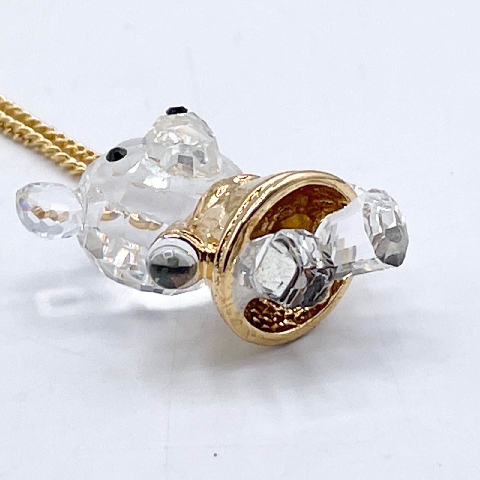 SWAROVSKI スワロフスキー クリスタル メモリーズ ネックレス クマ