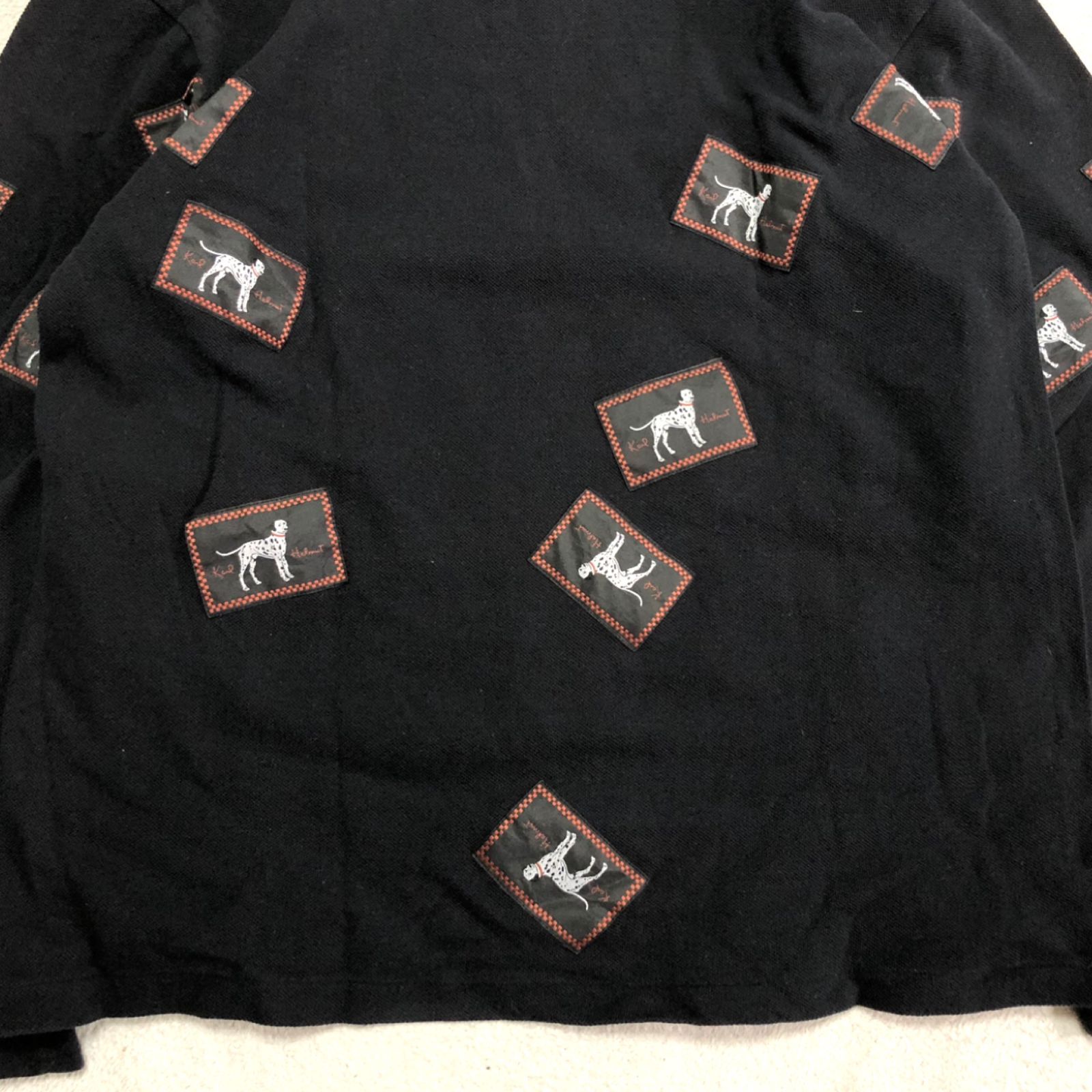Karl Helmut スキッパーシャツ ポロシャツ ロングスリーブ 長袖