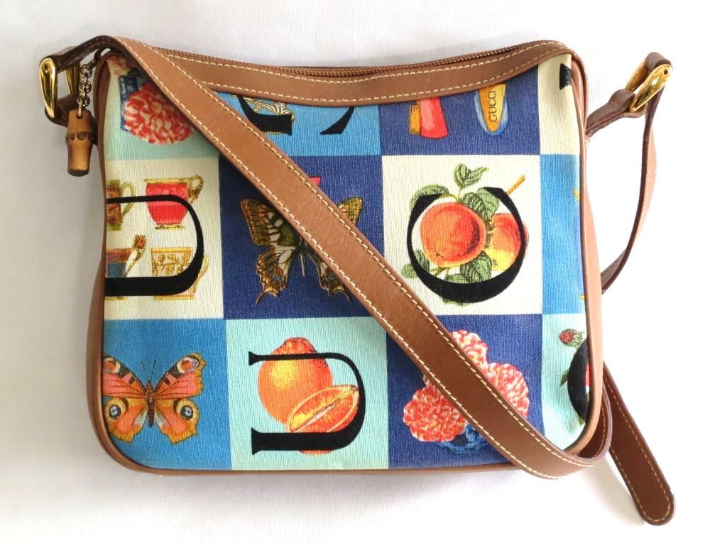 223362】GUCCI グッチ オールドグッチ シモ バンブー ショルダーバッグ