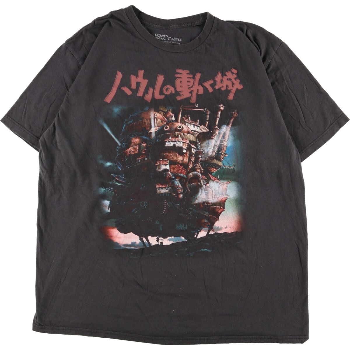 00s ビンテージ Tシャツ ハウルの動く城 ジブリ もののけ 千と千尋の ...