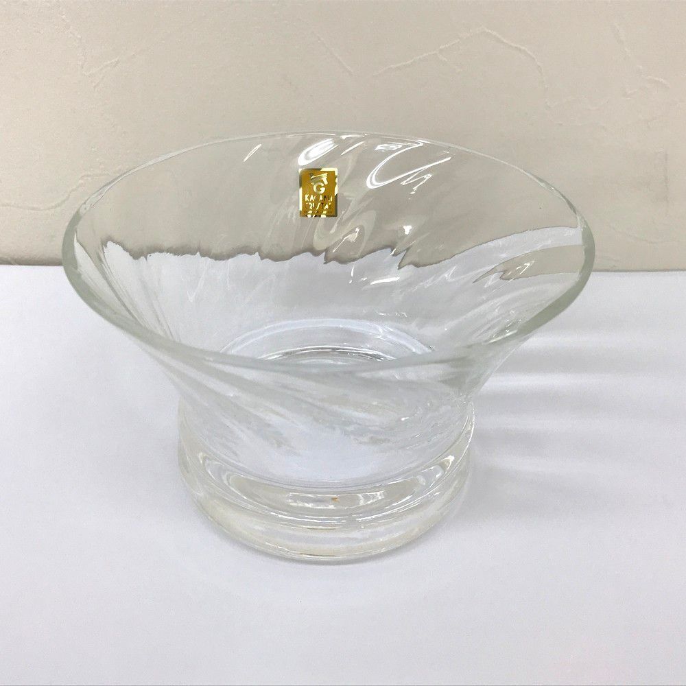 カガミクリスタル CINQ COULEUR 『ローズボール』　花瓶　大サイズ カガミクリスタル CINQ COULEUR 『ローズボール』 花瓶 大サイズ