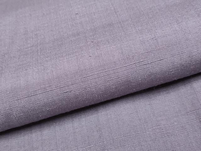 平和屋着物□極上 高機結城紬 色無地 鳩羽色 証紙付き 逸品 CYAA2620s5