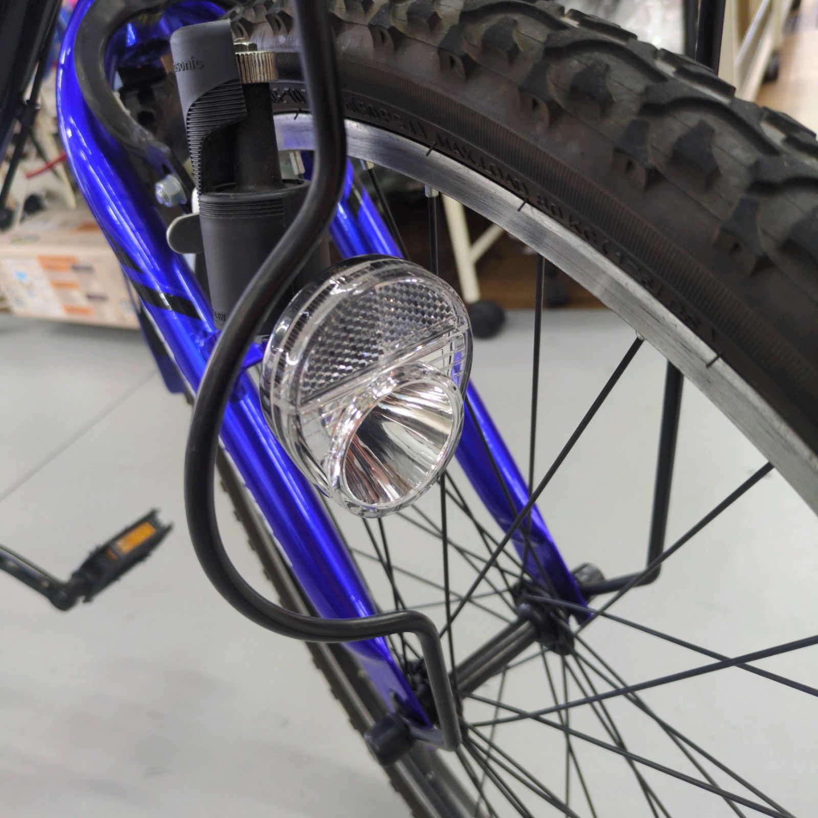 J554 ☆多少小キズ有り☆子供自転車☆OVER RIDE☆LEDダイナモ☆6段☆24