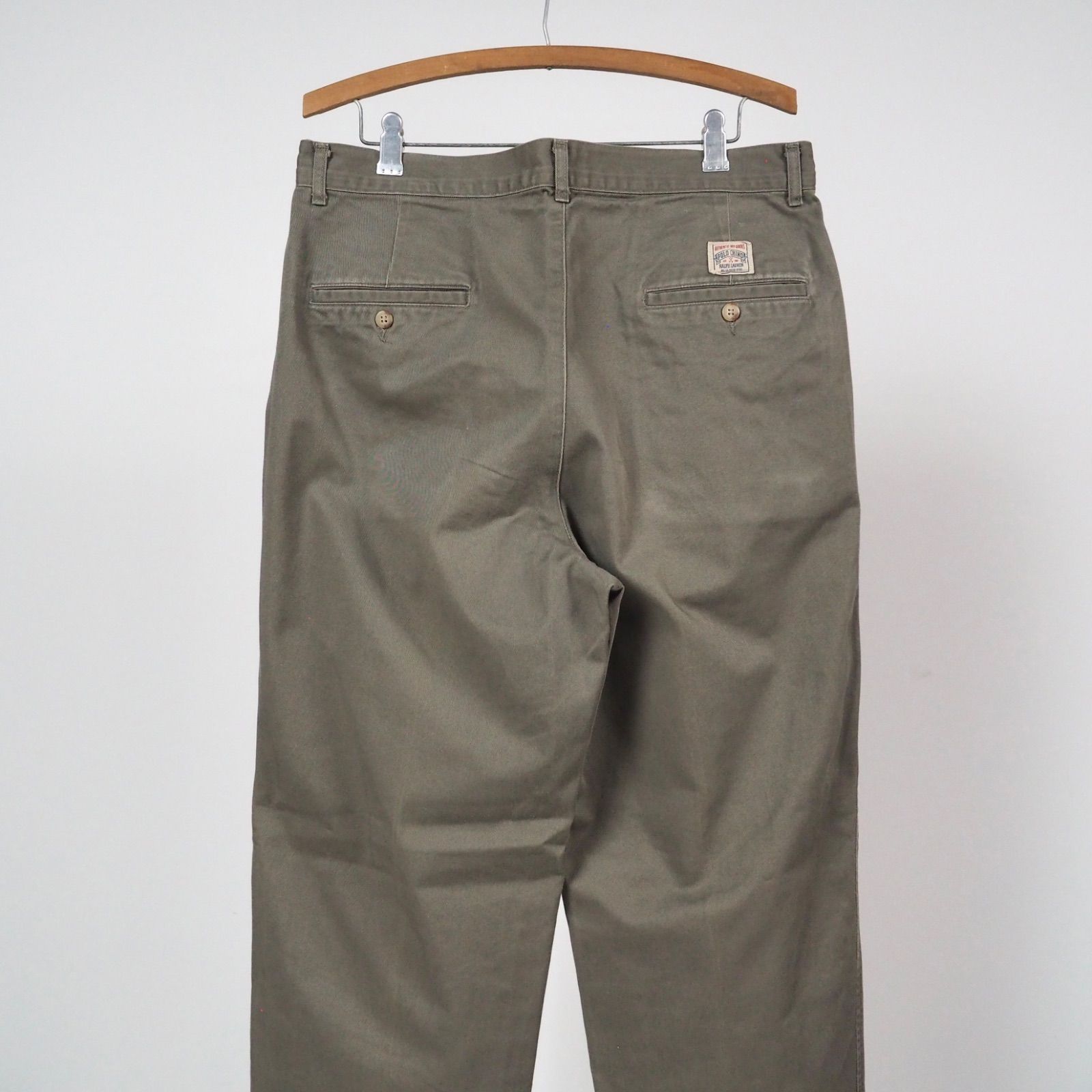 90's ポロラルフローレン チノパンmade in USA W33 Polo by Ralph Lauren 