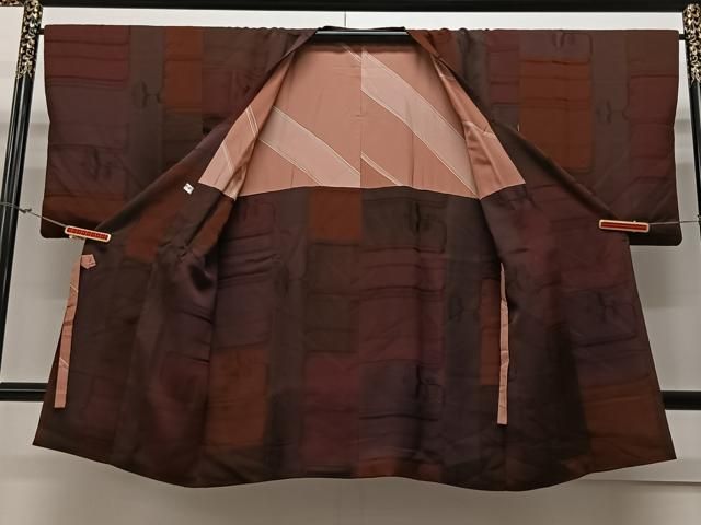 平和屋着物＃道中着 霞文 暈し染め やまと誂製 正絹 逸品 CAAT5988id