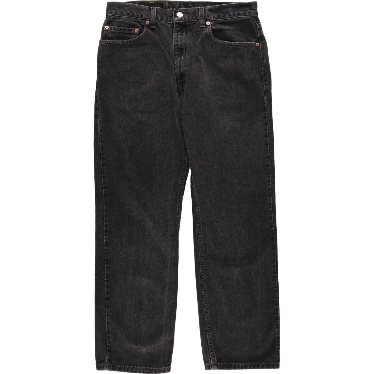 古着 00年代 リーバイス Levi's 505 REGULAR FIT STRAIGHT LEG ブラックデニム テーパードデニムパンツ メンズw34相当/evb006832