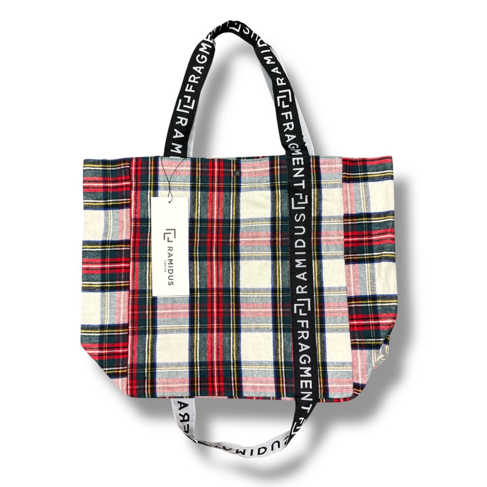 参考上代12100円 未使用品 fragment design × RAMIDUS BOX TOTE BAG (L 
