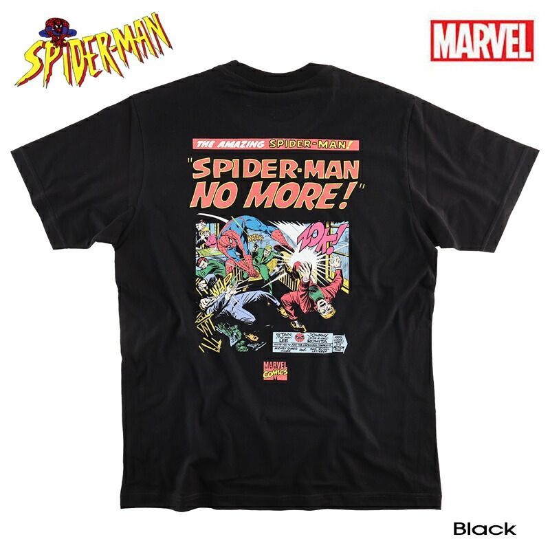 MARVEL マーベル SPIDERMAN スパイダーマン Tシャツ 半袖