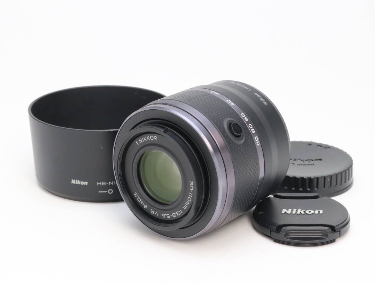 B 実用品 Nikon ニコン 1 NIKKOR VR 30-110mm F3.8-5.6 ブラック 初期不良返品対応 110-112