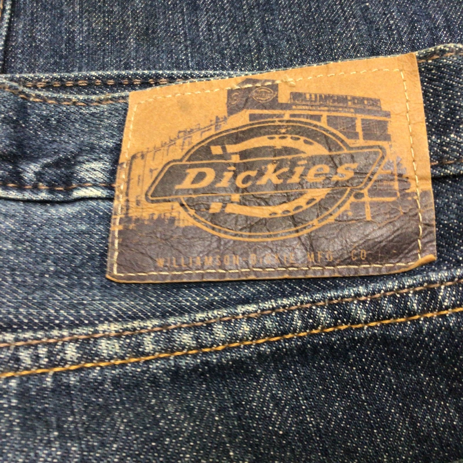 8081 【00s】Dickies ディッキーズ ジーンズ W30 メキシコ製 スリム 