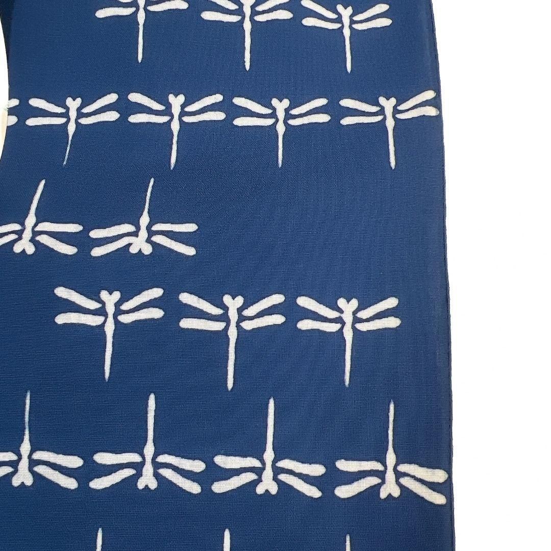 反物 浴衣 竺仙 藍染 蜻蛉 着尺 着物 082a u