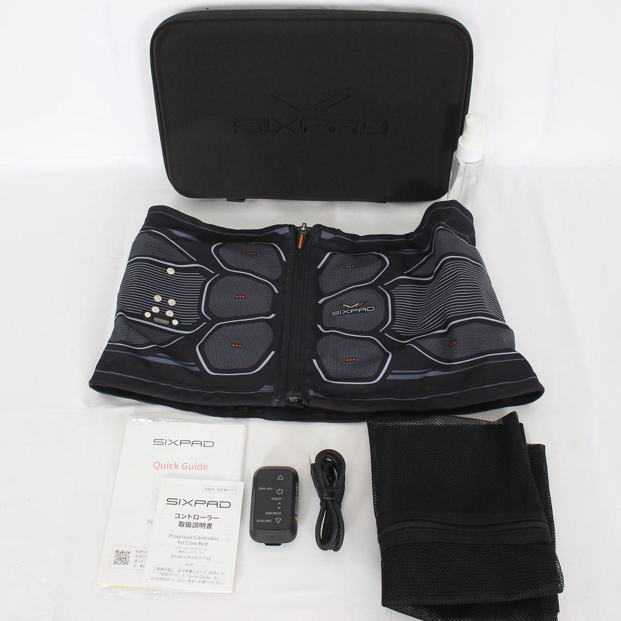 MTG SIXPAD Powersuit Core Belt SE-BS-00C-L ホームジム対応モデル Lサイズ シックスパッド パワースーツ コアベルト 本体