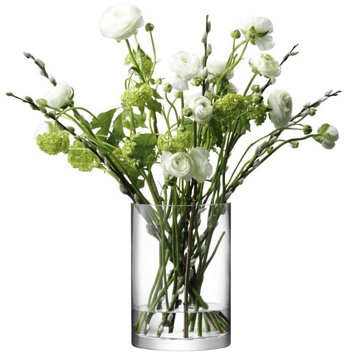 LSA COLUMN コラム Vase ＆ Candleholder G330-36-992 クリア H24cm / エルエスエー 花器 花瓶 フラワーベース キャンドルホルダー