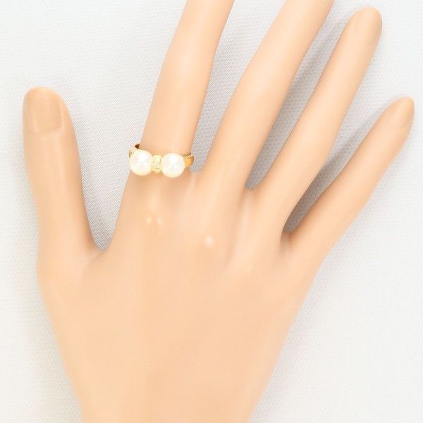 MIKIMOTO K18 Perl ring パール リング 11.5号 MIKIMOTO K18 Perl ring パール リング 11.5号 MIKIMOTO K18 Perl ring