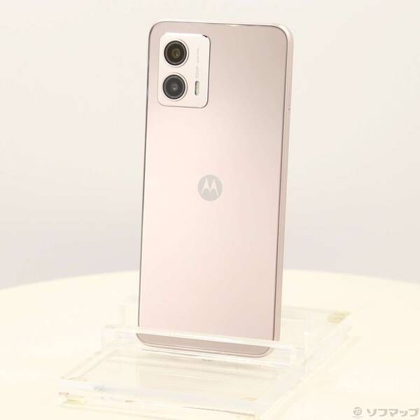 【美品】moto g53y SIMフリー ペールピンク 中古品〕 moto g53y 5G 128GB ペールピンク MOSAD3 Y!mobile SIM