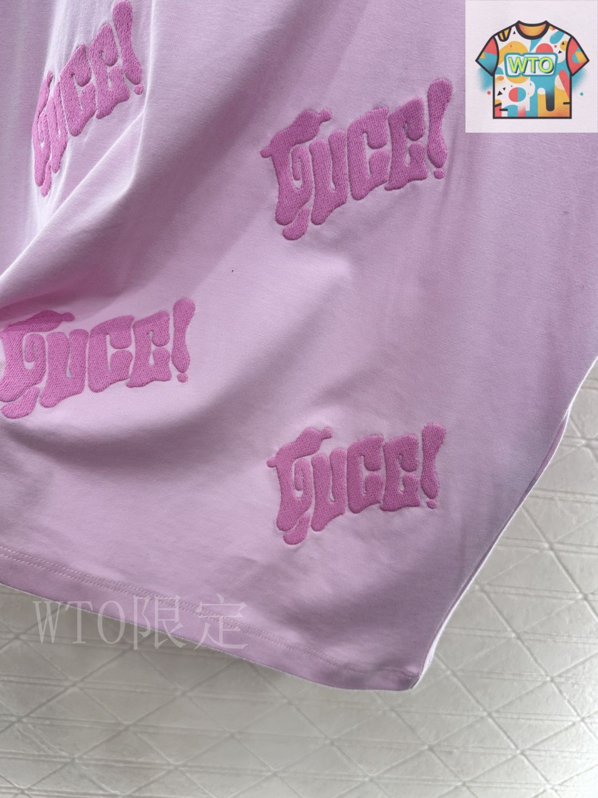 今日特価】Gucci 2025 新品 高級刺繍アルファベット T シャツ